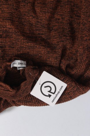 Дамски пуловер Zara Knitwear, Размер S, Цвят Кафяв, Цена 12,15 лв.