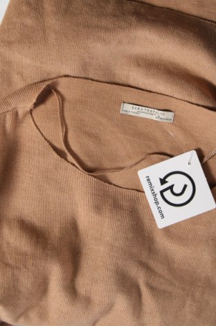 Дамски пуловер Zara Trafaluc, Размер M, Цвят Бежов, Цена 11,28 лв.