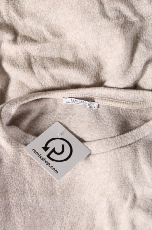 Дамски пуловер Zara Trafaluc, Размер S, Цвят Бежов, Цена 9,12 лв.