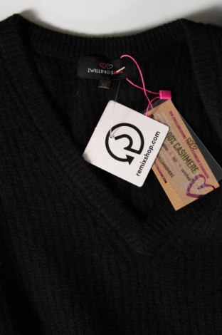 Дамски пуловер Zwillingsherz, Размер XL, Цвят Черен, Цена 87,00 лв.
