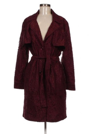 Damen Trenchcoat, Größe XL, Farbe Rot, Preis 15,66 €