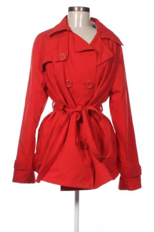 Damen Trench Coat D'Auvry, Größe XL, Farbe Rot, Preis € 62,63