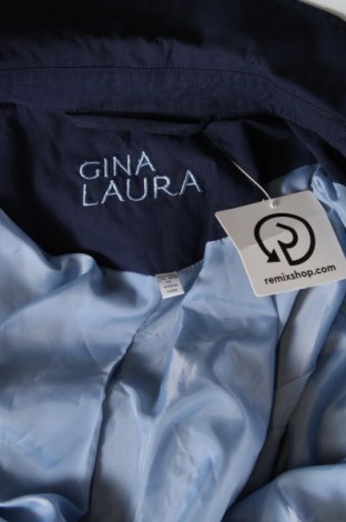Damen Trenchcoat Gina Laura, Größe XXL, Farbe Blau, Preis 45,09 €