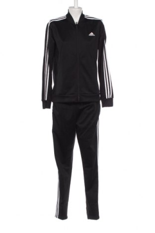 Damen Trainingsanzug Adidas, Größe M, Farbe Schwarz, Preis 37,42 €
