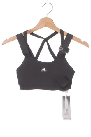 Damen Sporttop Adidas, Größe XXS, Farbe Grau, Preis € 11,13