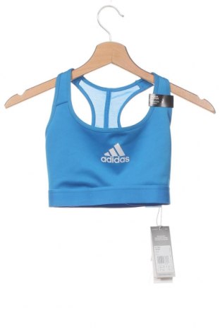 Γυναίκειο αθλητικό τοπ Adidas, Μέγεθος XXS, Χρώμα Μπλέ, Τιμή 14,84 €