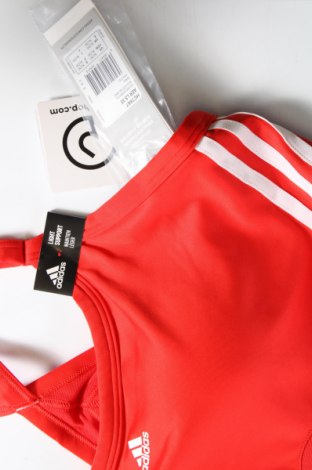 Damen Sporttop Adidas, Größe XL, Farbe Rot, Preis 37,11 €
