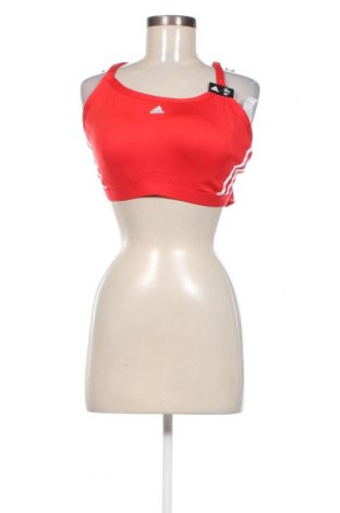 Damen Sporttop Adidas, Größe XL, Farbe Rot, Preis 15,88 €