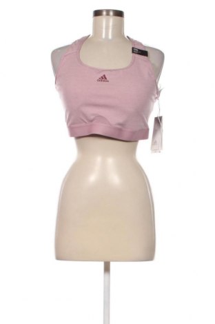 Γυναίκειο αθλητικό τοπ Adidas, Μέγεθος XXL, Χρώμα Ρόζ , Τιμή 15,48 €