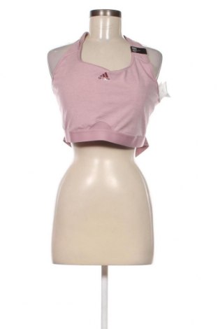 Γυναίκειο αθλητικό τοπ Adidas, Μέγεθος 3XL, Χρώμα Ρόζ , Τιμή 13,89 €