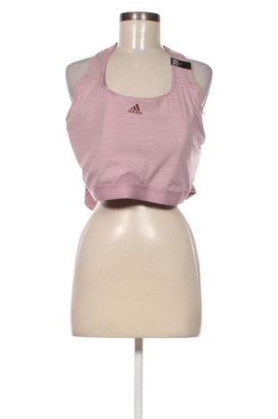 Γυναίκειο αθλητικό τοπ Adidas, Μέγεθος 4XL, Χρώμα Ρόζ , Τιμή 12,99 €