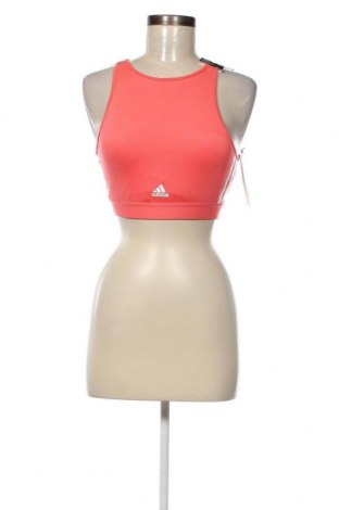 Damen Sporttop Adidas, Größe S, Farbe Orange, Preis 37,11 €