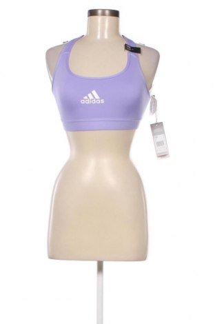 Γυναίκειο αθλητικό τοπ Adidas, Μέγεθος XS, Χρώμα Βιολετί, Τιμή 14,84 €