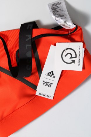 Damen Sporttop Adidas x Karlie Kloss, Größe XS, Farbe Orange, Preis 14,84 €
