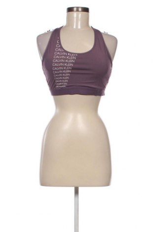 Γυναίκειο αθλητικό τοπ Calvin Klein, Μέγεθος L, Χρώμα Βιολετί, Τιμή 13,89 €