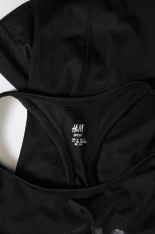 Дамски спортен топ H&M Sport, Размер S, Цвят Черен, Цена 15,00 лв.