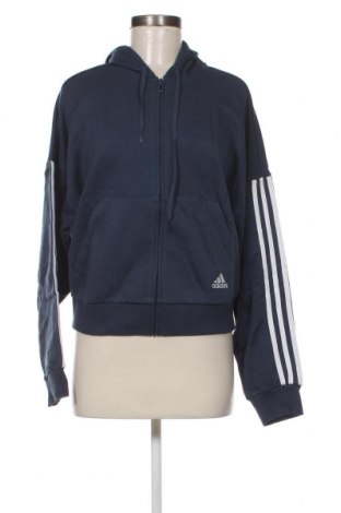 Γυναικείο φούτερ Adidas, Μέγεθος S, Χρώμα Μπλέ, Τιμή 45,22 €