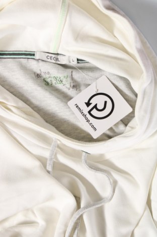 Γυναικείο φούτερ Cecil, Μέγεθος L, Χρώμα Λευκό, Τιμή 11,69 €