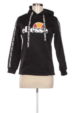 Damen Sweatshirt Ellesse, Größe S, Farbe Schwarz, Preis 14,27 €