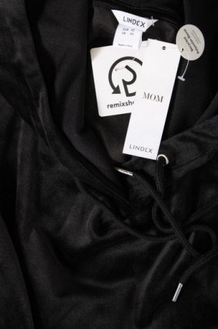 Γυναικείο φούτερ Lindex, Μέγεθος XS, Χρώμα Μαύρο, Τιμή 15,65 €