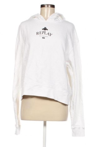 Γυναικείο φούτερ Replay, Μέγεθος S, Χρώμα Λευκό, Τιμή 43,30 €
