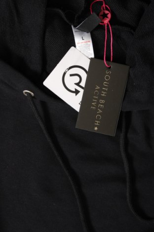 Γυναικείο φούτερ South Beach, Μέγεθος L, Χρώμα Μαύρο, Τιμή 19,73 €