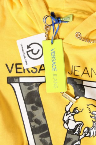 Дамски суичър Versace Jeans, Размер XS, Цвят Жълт, Цена 222,00 лв.