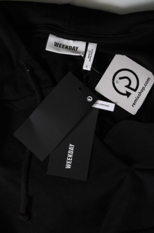 Γυναικείο φούτερ Weekday, Μέγεθος L, Χρώμα Μαύρο, Τιμή 15,59 €