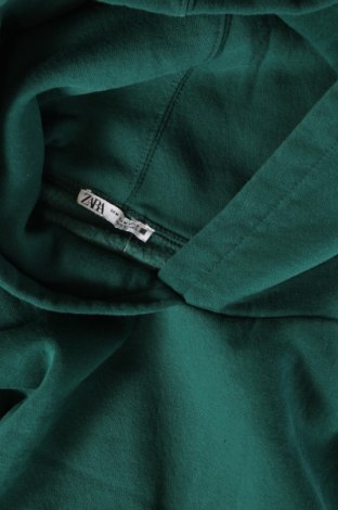 Hanorac de femei Zara, Mărime M, Culoare Verde, Preț 59,21 Lei