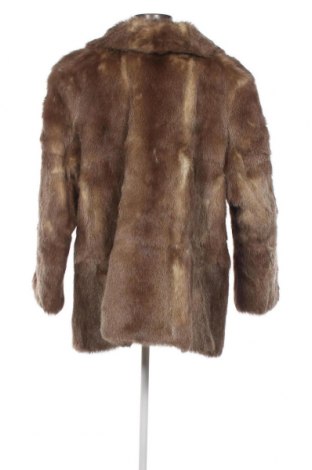 Дамско кожено палто, Размер XXL, Цвят Кафяв, Цена 118,80 лв.