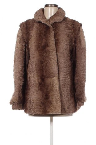 Δερμάτινο γυναικείο παλτό, Μέγεθος L, Χρώμα  Μπέζ, Τιμή 67,36 €