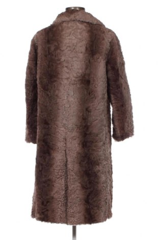 Дамско кожено палто, Размер M, Цвят Бежов, Цена 123,75 лв.