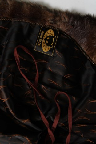Дамско кожено палто, Размер XL, Цвят Кафяв, Цена 120,45 лв.