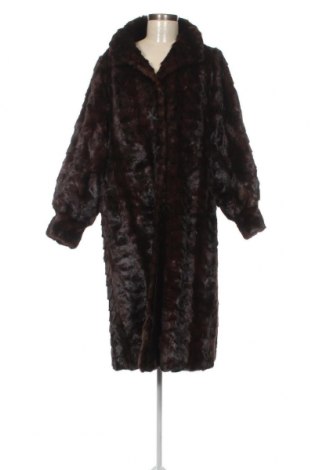 Δερμάτινο γυναικείο παλτό, Μέγεθος L, Χρώμα Καφέ, Τιμή 83,69 €