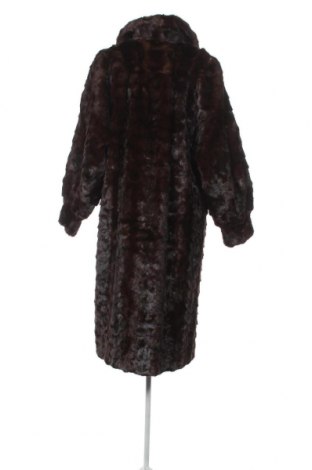 Дамско кожено палто, Размер L, Цвят Кафяв, Цена 136,95 лв.