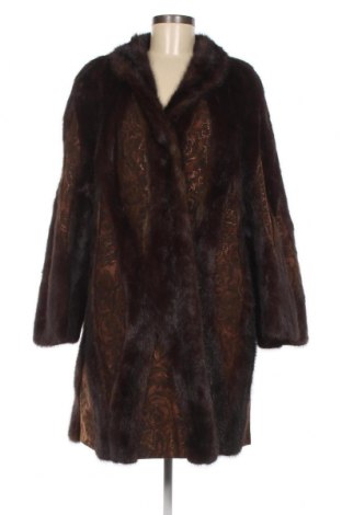 Δερμάτινο γυναικείο παλτό, Μέγεθος M, Χρώμα Καφέ, Τιμή 74,50 €