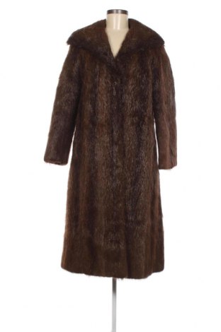 Дамско кожено палто, Размер M, Цвят Кафяв, Цена 120,45 лв.