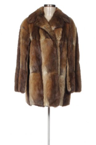 Дамско кожено палто, Размер S, Цвят Кафяв, Цена 128,70 лв.
