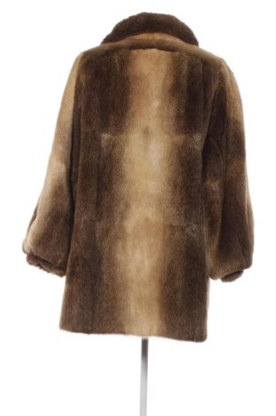 Дамско кожено палто, Размер XL, Цвят Кафяв, Цена 120,45 лв.
