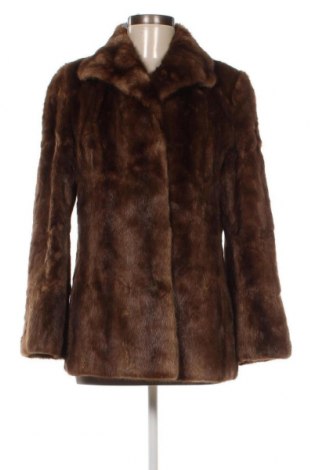 Дамско кожено палто, Размер S, Цвят Кафяв, Цена 135,30 лв.