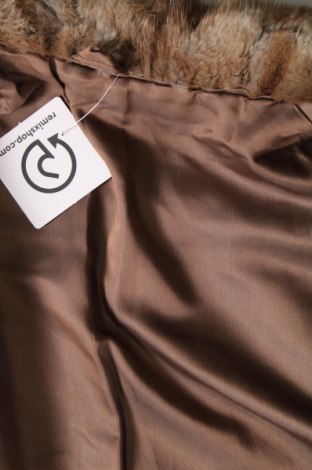Δερμάτινο γυναικείο παλτό, Μέγεθος L, Χρώμα  Μπέζ, Τιμή 65,32 €