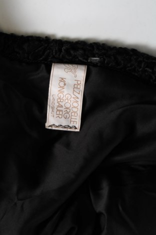 Palton din piele pentru damă, Mărime M, Culoare Negru, Preț 396,21 Lei
