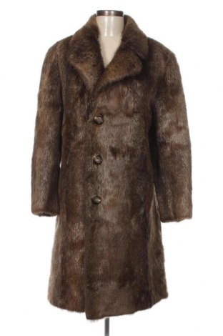Palton din piele pentru damă, Mărime M, Culoare Maro, Preț 385,36 Lei