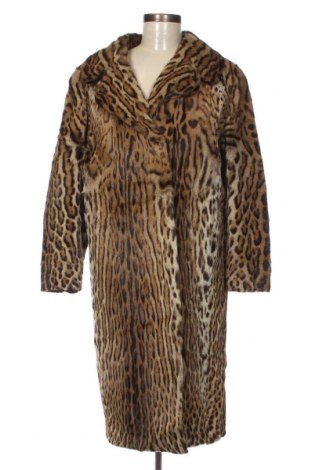 Дамско кожено палто, Размер XL, Цвят Бежов, Цена 117,15 лв.