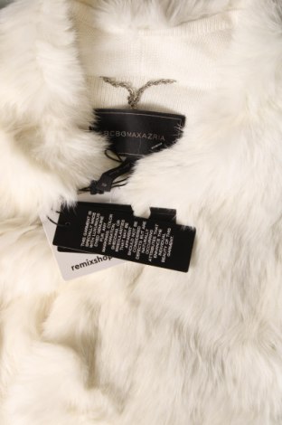 Дамско кожено палто BCBG Max Azria, Размер XS, Цвят Екрю, Цена 483,50 лв.