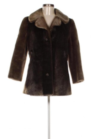 Дамско кожено палто Modelle, Размер S, Цвят Кафяв, Цена 135,30 лв.