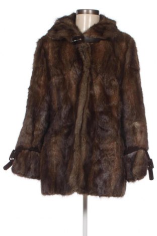 Δερμάτινο γυναικείο παλτό Sixth Sens, Μέγεθος M, Χρώμα Καφέ, Τιμή 75,52 €
