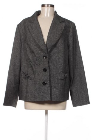 Дамско кожено сако Laura Plus, Размер XXL, Цвят Сив, Цена 11,00 лв.
