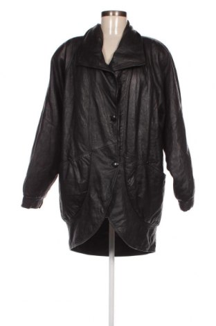 Дамско кожено яке, Размер L, Цвят Черен, Цена 107,00 лв.