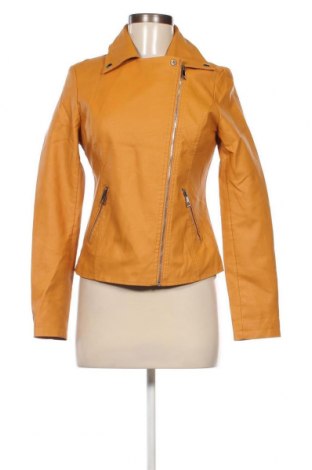 Damen Lederjacke, Größe M, Farbe Gelb, Preis 28,30 €